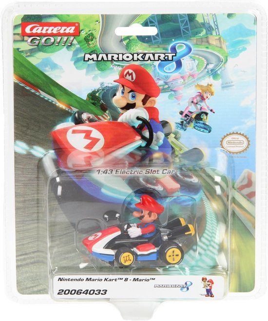 Carrera GO!!! Nintendo Mario Kart 8 - Mario in Kart - 1:43 Racebaanauto
