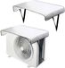 Housse de climatiseur extérieur sans marque - 2 pièces - Housse de climatiseur extérieure imperméable - Housse de protection universelle en aluminium - 95x46cm