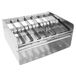 Dispenser voor etiketten 2,5X2,5 Cm 23,5X19X11,7 Cm Zilver Metaal - 1 Eenheden