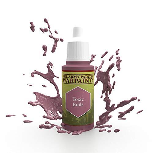 The Army Painter | Warpaint | Toxic Boils | Acrylic Non-Toxic Heavily Pigmented Water Based Paint for Tabletop Roleplaying, Boardgames, and Wargames Miniature Model Painting