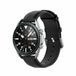 By Qubix Qubix - Classic leren bandje - Zwart - geschikt voor Huawei Watch 5 - 46mm