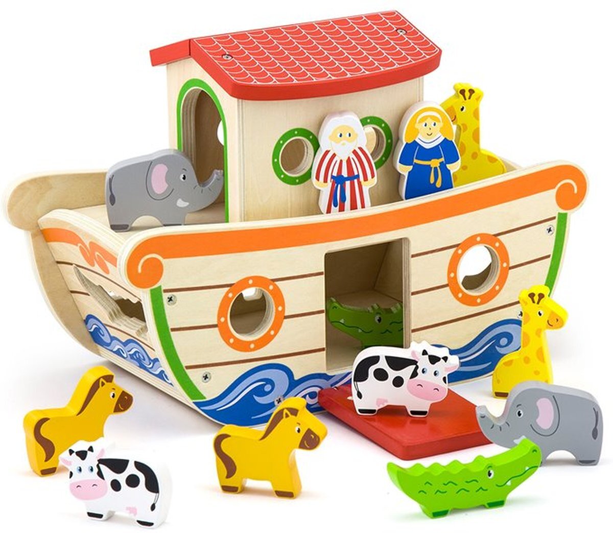 Viga Toys Ark van Noach speelset