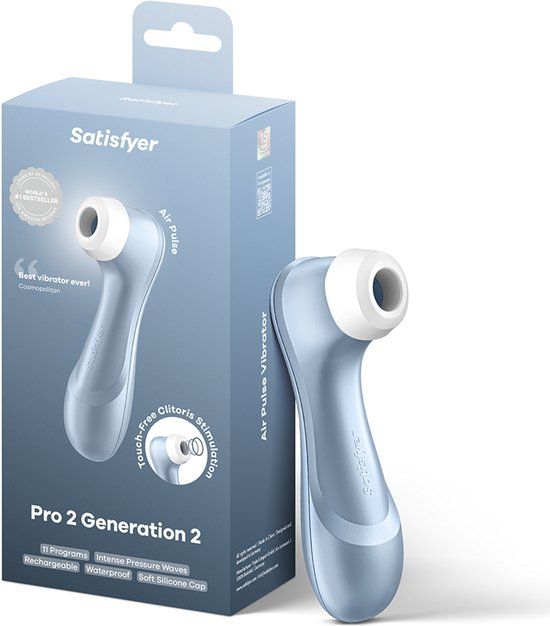 Satisfyer Pro 2 Next Generation - Blauw - Clitoriszuiger - Oplaadbaar