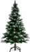 Casaria Kerstboom 180cm PVC – Sneeuw Effect Denneappels - Groen-Wit