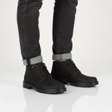 Jomos Alpina Boots - Heren Winter Laarzen mit Lamsvel Gevoerd - Leer Zwart 456506-40-000