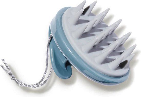 Briogeo Scalp Revival Stimulating Therapy Massager - Siliconen Haarborstel - Blauw