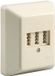 Goobay TAE-NFF telefoonaansluitdoos – opbouw – schroefaansluiting – beige