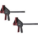 PARKSIDE PERFORMANCE Eenhandserklemmen-set / eenhandserklem (300 mm, 2 stuks.)