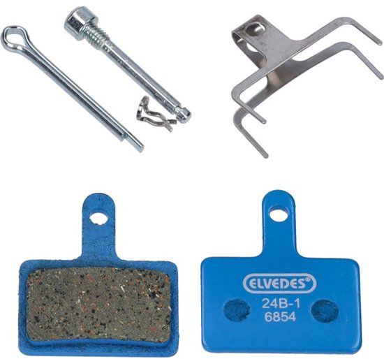 Elvedes Schijfremblokken 6854mc E-bike Shimano/tektro/draco - Zwart