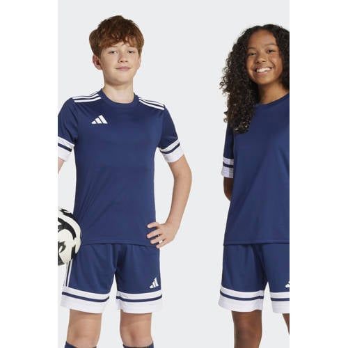 adidas uniseks-kind Squadra25 Jersey Short Sleeve Kids Shirt, team navy blue 2/white, 5-6 Years