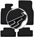 WLG CARLUX-SILVER automatten voor: Mini Cooper II R57 cabriolet (2006-2013)