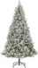 Black Box Trees Nagoya Frosted Sapin de Noël avec construction articulée - Sapin artificiel avec aspect plein et 738 branches - Décoration de Noël pour intérieur - H150 x Ø91 cm - Vert