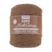GLOREX 5 1007 21 - Macramé-touw 5 mm, 500 g, bruin, lengte 85 m, superzacht textielgaren van 60% katoen, 40% viscose, voor haken, breien, knopen en textielontwerp