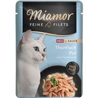 Miamor Fijne Filets Natvoer Kat Adult in Saus Tonijn Pur 24x100 g