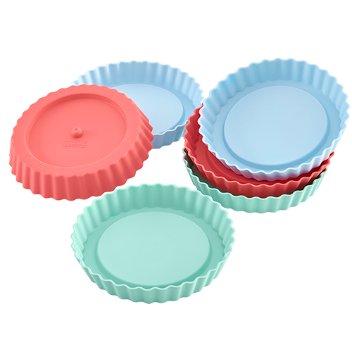 Lurch 00083016 - Bakvormen - Silicone - Multi - 6 stuks