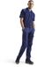Blåkläder Industrie werkbroek stretch met kniezakken 1448-1832 - Marineblauw/Korenblauw - C58
