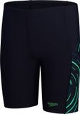 Speedo Medley Logo Jammer Jongens Zwembroek - Maat 140 - Marine/Groen