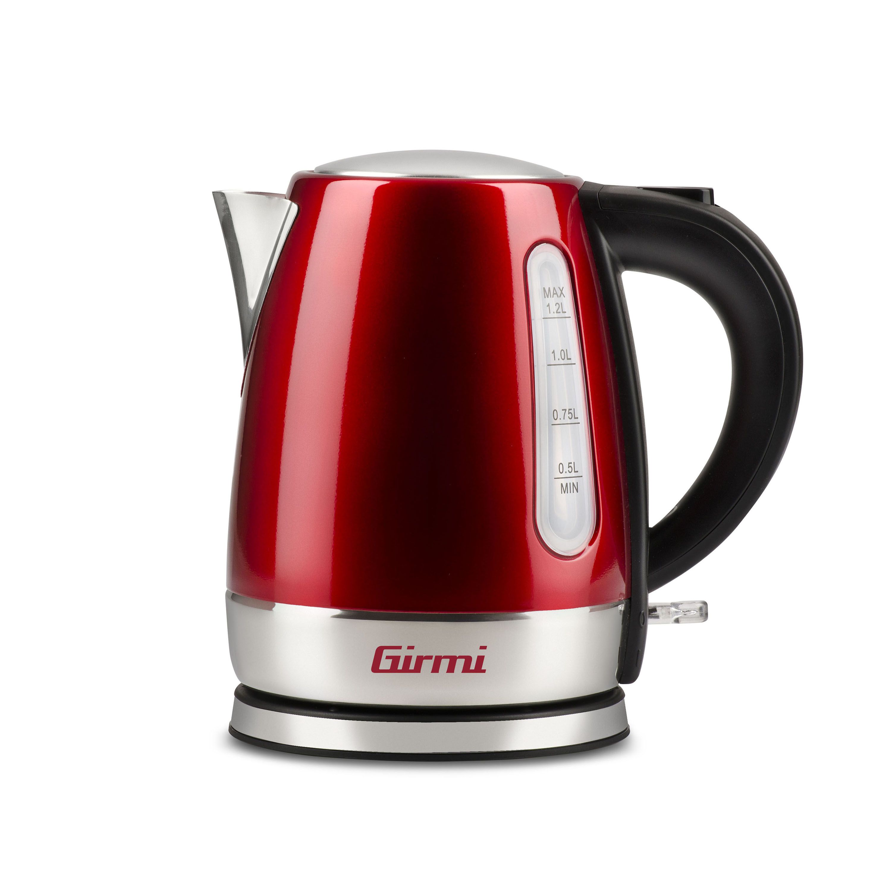 Girmi BL3202 - Waterkoker - 1.2L - Zwart/Rood