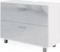 Vicco Ilias meuble sous lavabo – 80 x 60,8 cm blanc laqué brillant