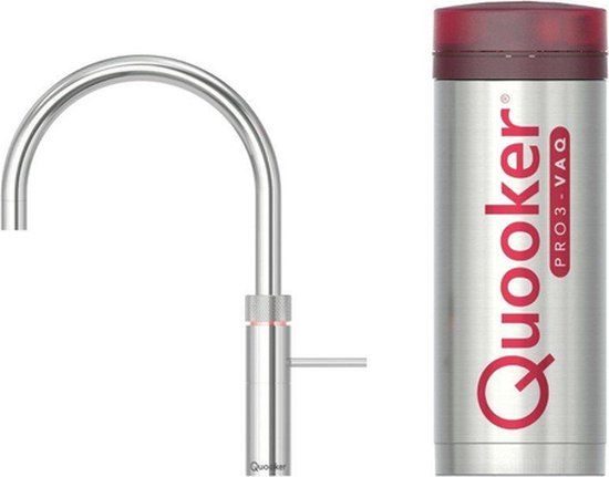 Quooker Fusion Round kokendwaterkraan - Chroom - PRO3 reservoir