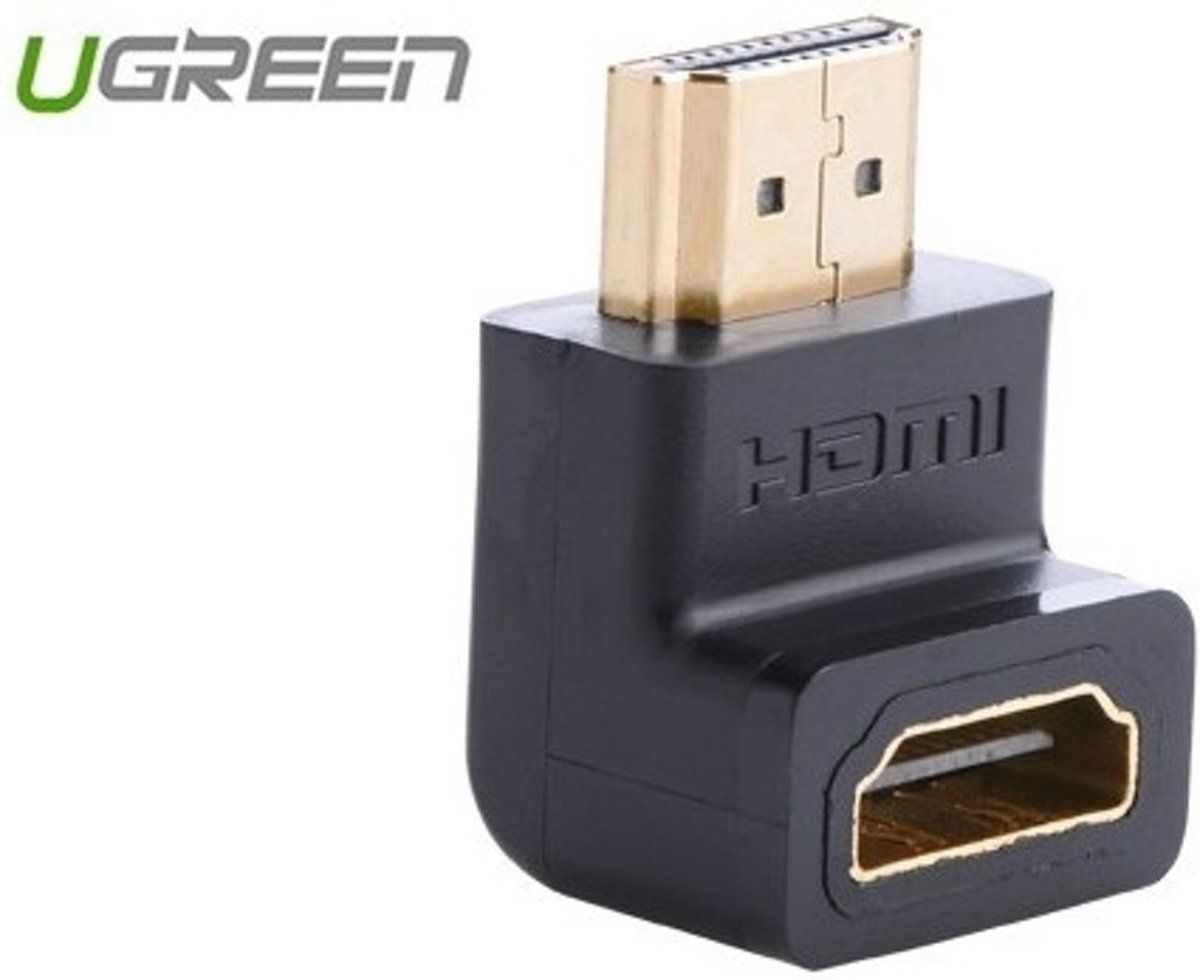 Ugreen HDMI Male naar Female Adapter Hoek Omlaag