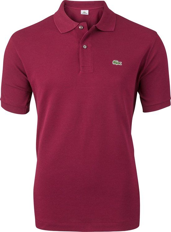 Lacoste L.12.12 Men's Polo Shirt - Bordeaux - Size 5XL