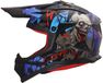 LS2 Casque Fast II Zombie II MX708 noir / rouge / bleu taille XL