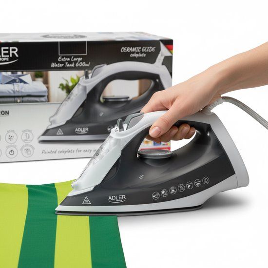 Adler AD5051 Serie Stoomstrijkijzer - 2600W - Automatische Uitschakeling - Anti-Wapien Systeem
