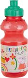 Peppa Pig drinkfles/drinkbeker/bidon met drinktuitje - roze - kunststof - 350 ml