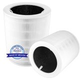 LEVOIT Filtres HEPA 2-pack pour le Core 600S, H13, avec charbon actif