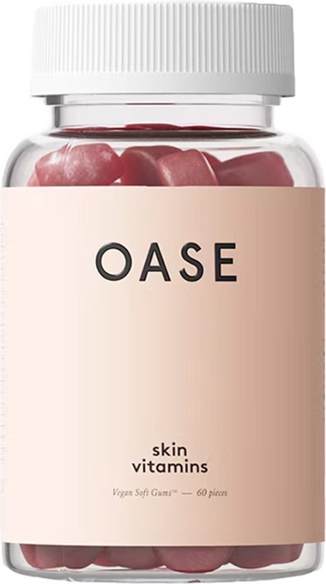 OASE Skin Vitamins Soft Gums™ – Alle essenti&#235;le voedingsstoffen voor een gezonde, strakke en stralende huid – Vegan Collageen Booster – 20 actieve ingredi&#235;nten – met Co-enzym Q10, Biotine, Astaxanthine, Hyaluronzuur en Careflow&#174; – 60 Gummies
