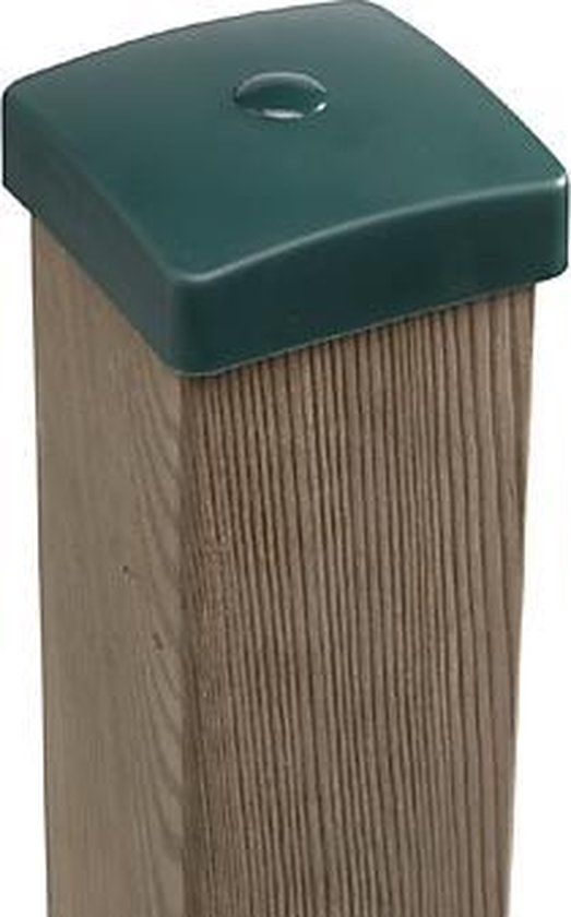 Intergard Paalkap 91x91mm Kunststof Groen