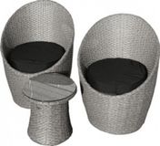 Intergard Tuinset Milano Groen 4-persoons met kussens