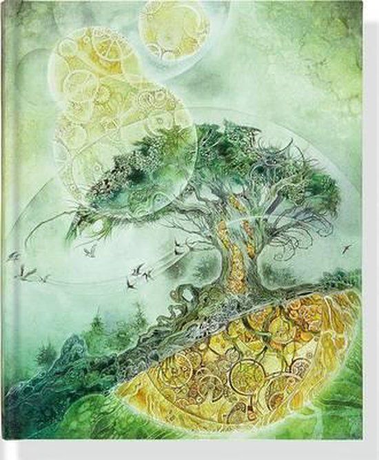 Peter Pauper Jrnl O/S Timeless Tree Cahier Notitieboek Goud Groen Hardcover 192 Pagina's