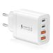 YISH Snelle Oplader USB C Charger 32W PD Snellader 4-Poorten USB C Stekker