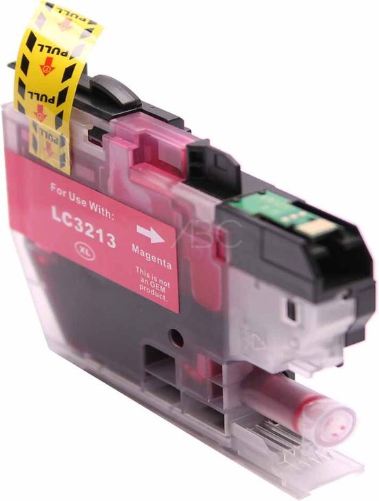 Abc Huismerk inkt cartridge voor Brother LC-3211M LC-3213M LC-3211 LC-3213 magenta voor Brother DCP-J572DW DCP-J772DW DCP-J774DW MFC-J490DW MFC-J491DW MFC-J497DW MFC-J890DW MFC-J895DW van