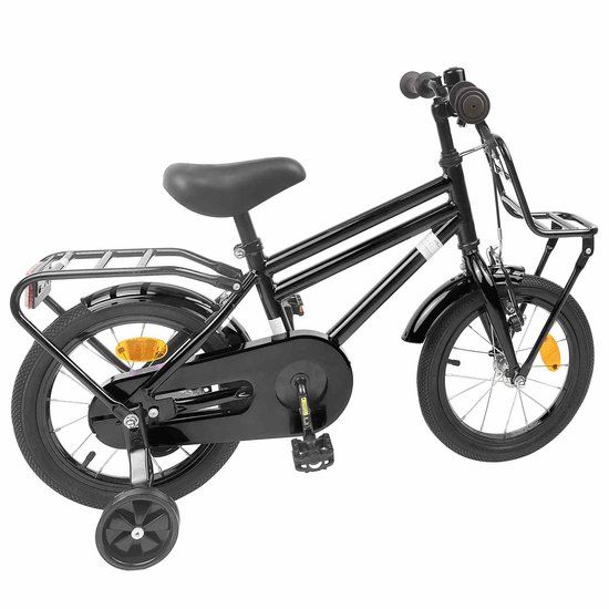 vidaXL Kinderfiets 12 Inch Zwart