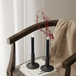 Bougie chandelier LED 2 pièces, Ø 2 x 15 cm bleu roi