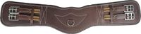 Horka Dressuursingel Leer Bruin-zilver - 55 cm