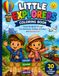 Little Explorers Livre de coloriage : Voyagez à travers le monde à travers des aventures amusantes, des activités de plein air et des vacances amusantes pour les enfants de 3 à 8 ans