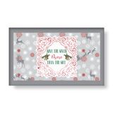 GEMITEX Tapijt Merry Christmas 45 x 75 Dis. 18 antislip, gemaakt in Italië, digitale print, massina, kleurdefinitie, polyester