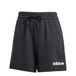 adidas dames Essentials Linear French Terry Shorts, black/white, S