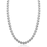 ZINZI Zilveren Rolex-Style Schakel Collier 8mm Breed 43cm ZIC2764