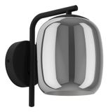 EGLO CIAMPINO Wandlamp Zwart/Grijs E27 LED 28W