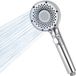 OEM Azomor® Zilveren Wassersparende handdouche met zes straalopties en waterstop functie