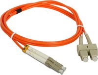 ALANTEC patchkabel, multimode (MM) OM2, LC-SC, duplex, 50/125, 3.0 meter, lage demping, oranje