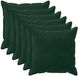 vidaXL - Kussensloop - 6 stuks - Donkergroen - 55 x 55 cm - Katoensatijn