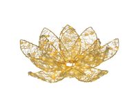 Decoris Lumineo Micro led bloem 38x13cm-200led goud/warm wit/klassiek warm
