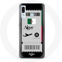 Maniacase Etui voor Samsung Galaxy A20e Air ticket Algiers