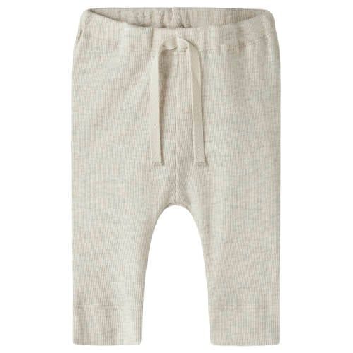 NAME IT BABY katoenen babybroek - beige